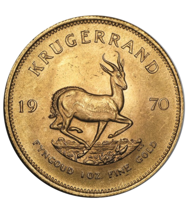 Krügerrand Goldmünze 1 Unze Jahrgang 1970