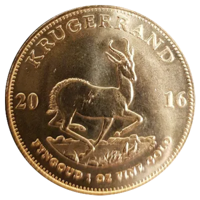 Krügerrand Goldmünze 1 Unze Jahrgang 2016