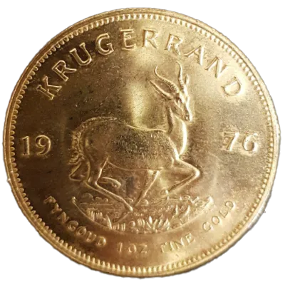 Krügerrand Goldmünze 1 Unze Jahrgang 1976