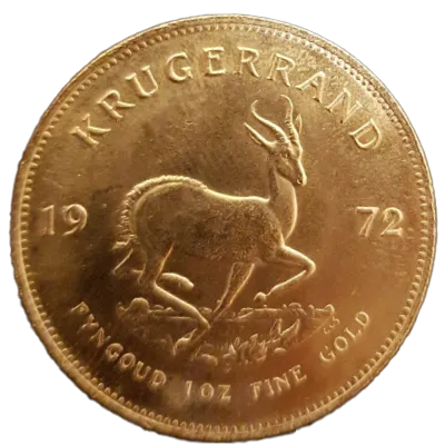 Krügerrand Goldmünze 1 Unze Jahrgang 1972